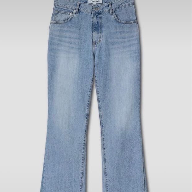 토니웩 24fw 플레어 데님팬츠 라이트블루 32size