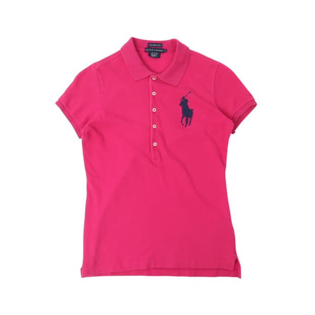 폴로 랄프로렌 핑크 빅포니 슬림 pk 티셔츠