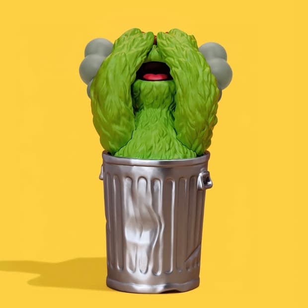 카우스 세서미 스트리트 오스카 피규어