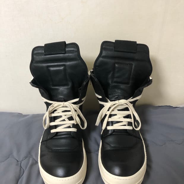 릭오웬스 16FW MASTODON 지오바스켓 모노크롬 LPO 42.5