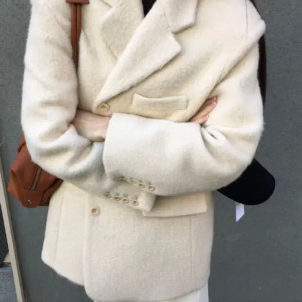 런던플랏/ 알파카모헤어 자켓