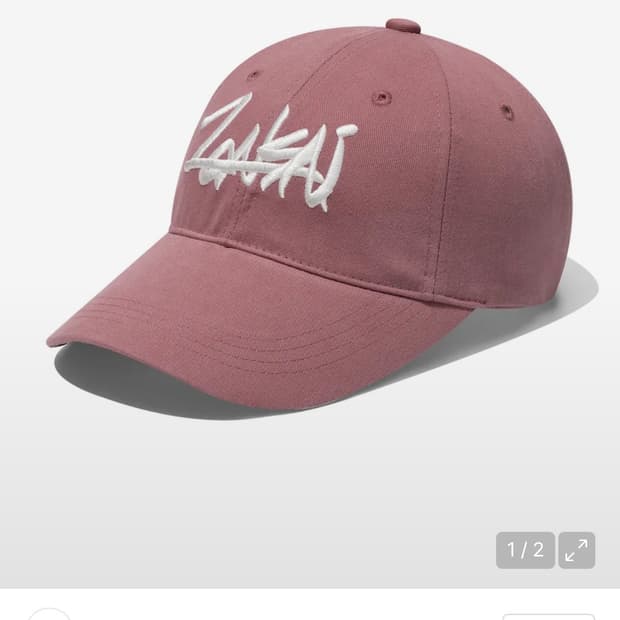 젠사이 볼캡 핑크