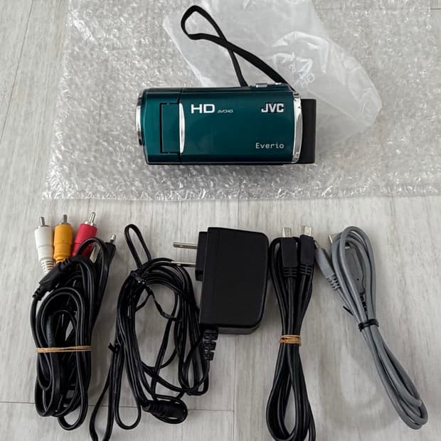 Jvc everio 빈티지 캠코더 한정판 그린