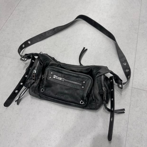 블랙퍼플 마르코백 더스티그레이 가방