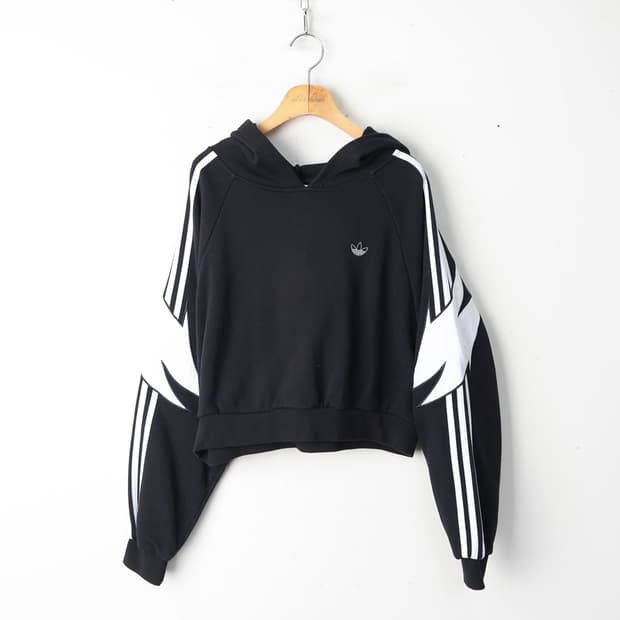 55/아디다스 크롭 후디