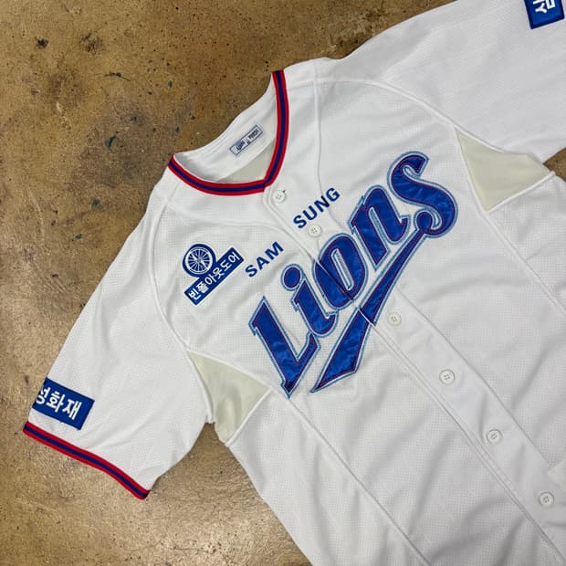 [정품/95] 삼성라이온즈 빈폴 유니폼 23 차우찬 마킹 b18