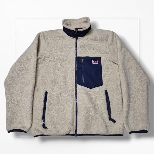 [겨울필수🔥] 리바이스 체스트 포켓 플리스 집업