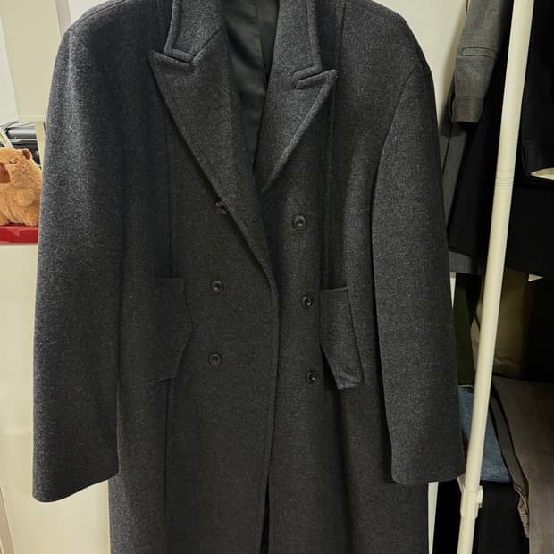 아워스코프 울 더블브레스티드 코트