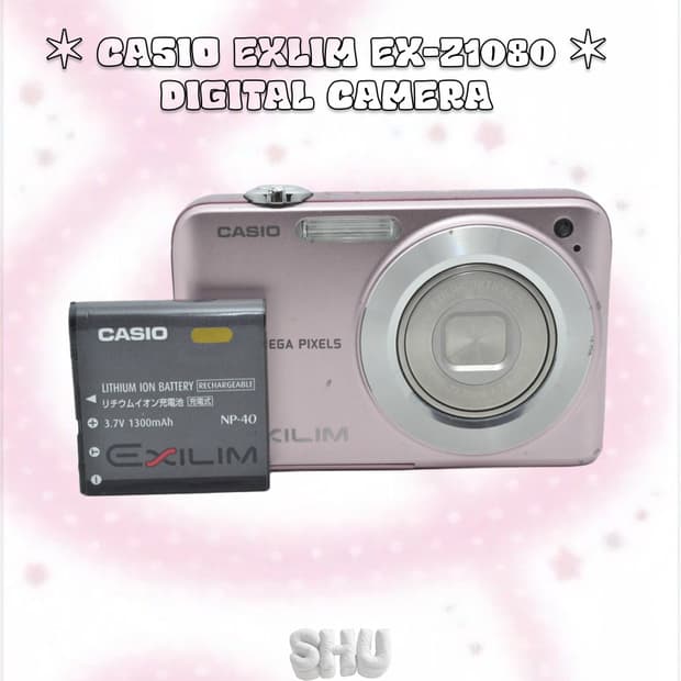 카시오 엑슬림 EX-Z1080 빈티지 디카 핑크 