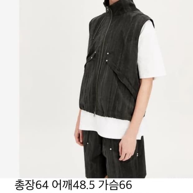 M) 이에이 베스트 RAIN MULTI ZIP-UP VEST Black