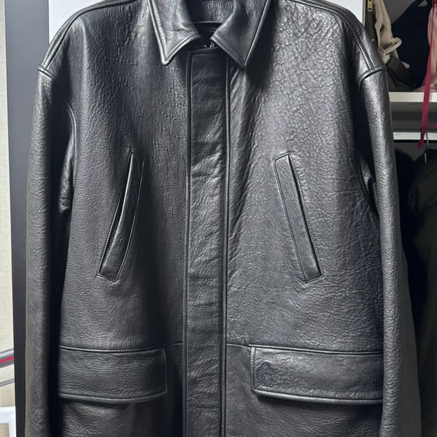 M) 헤리티지플로스 레더 필드 자켓