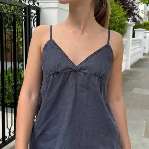 브랜디멜빌 edith linen tank