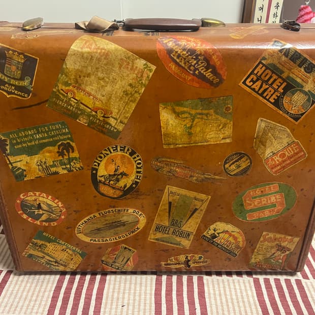 빈티지트렁크 캐리어