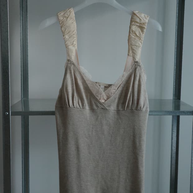 Sacai Luck lace layered sleeveless