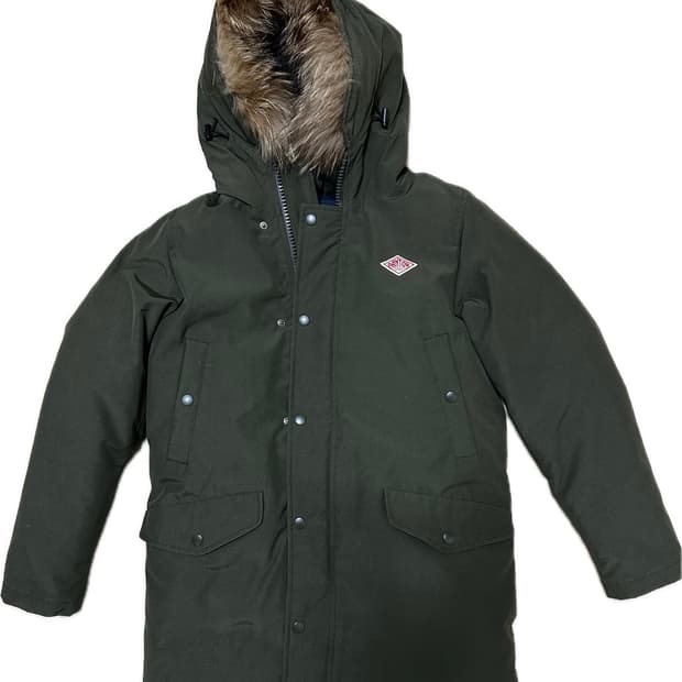 단톤 롱패딩 올리브 다운