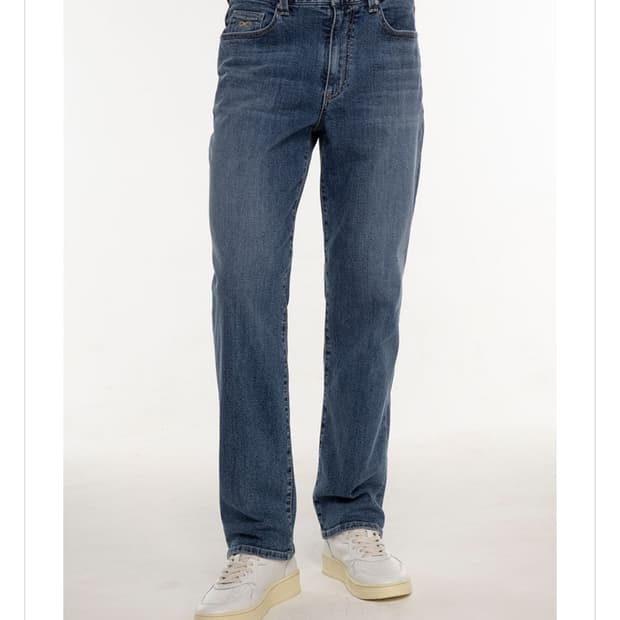 플랙 스티즈 M91 워싱 레귤러 스트레이트 핏 데님팬츠 (32)