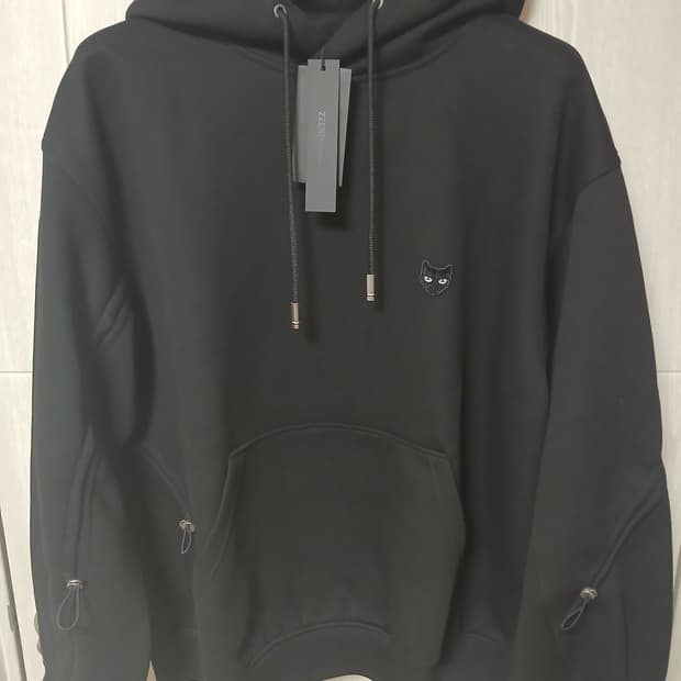 송지오 지제로 후드 블랙 M(48) 새상품