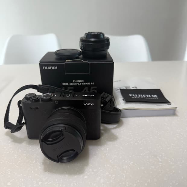 후지필름 x-e4 + 렌즈