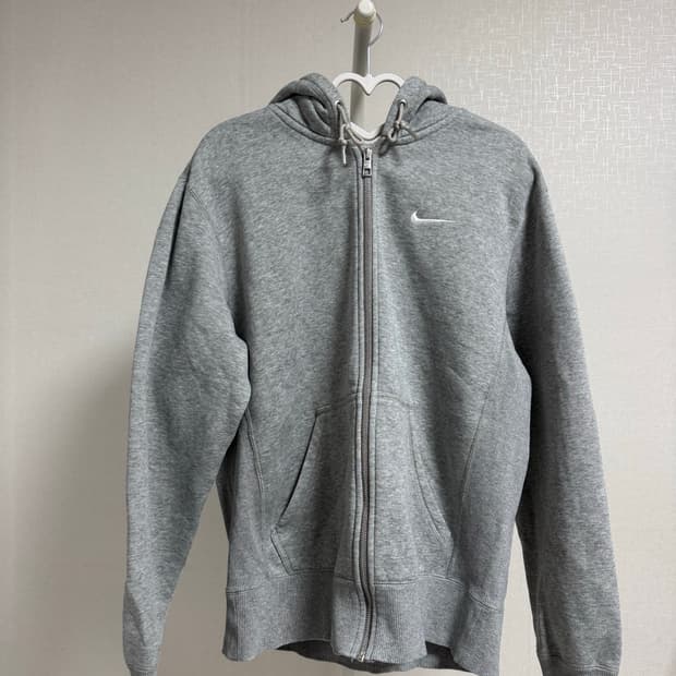 나이키 후드집업 그레이 L
