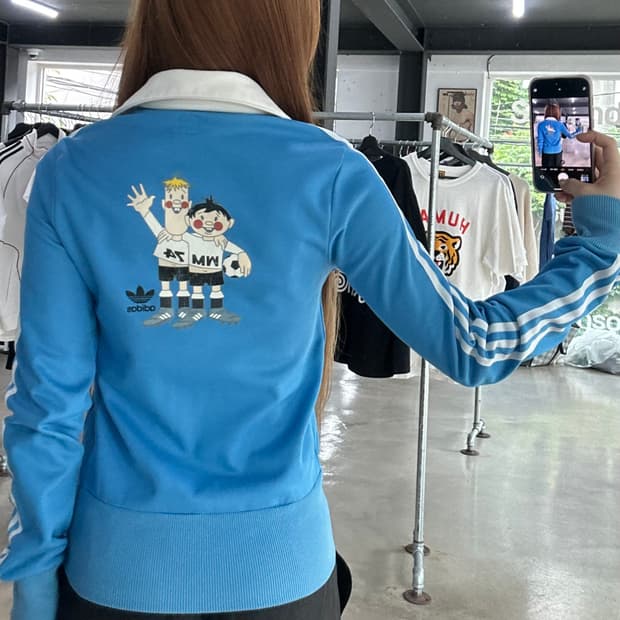 아디다스 이니셜로고 팁탭 트랙탑 져지
