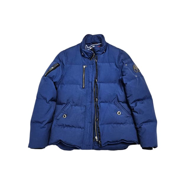 무스너클 네츄럴 다운 패딩 블루