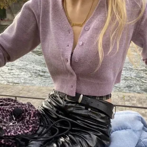 글로리 스푸닝(SPOONING) 스쿱 가디건 프리사이즈