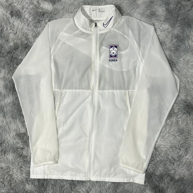 나이키 코리아 나일론 바람막이 화이트 L