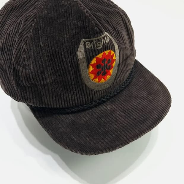 1980s USA 코듀로이 로프 캡