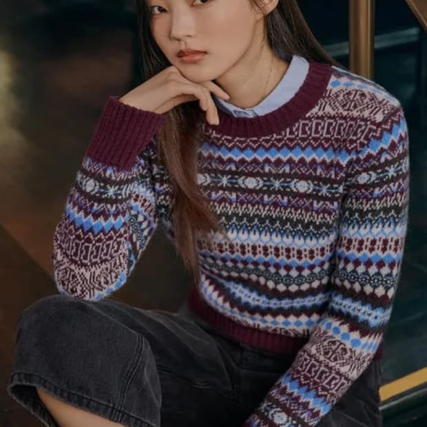 빈폴 울캐시미어 니트 23년