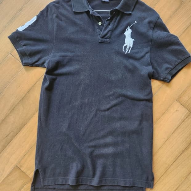 폴로 빅포니 반팔 블랙 M