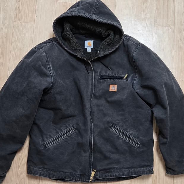 칼하트 j141 샌드스톤 블랙 L