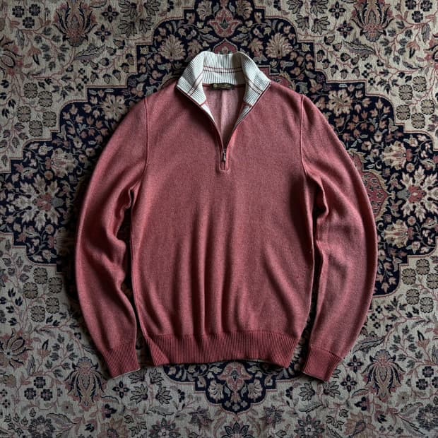 로로피아나 실크 캐시미어 가디건 105