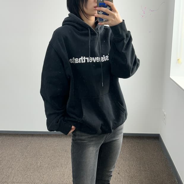 Thisisneverthat 디스이즈네버뎃 블랙 후드티