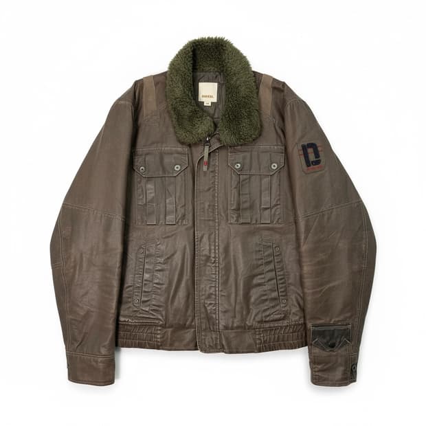 디젤 시어링 코티드 트러커 점퍼 자켓