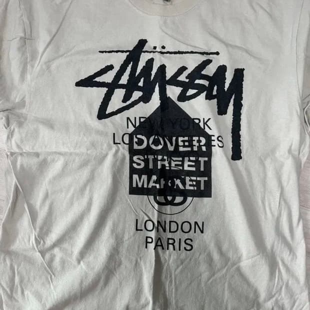 dsm x 스투시 월드투어 xl 스모크