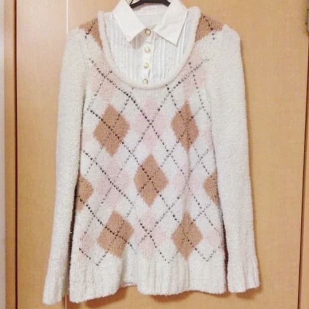 (구해요) 리즈리사 아가일 니트 구해요