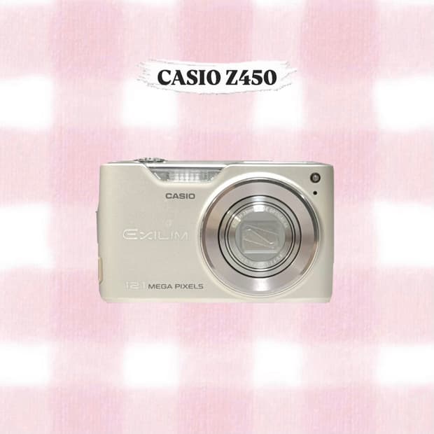 카시오 엑슬림 EX-Z450 샴페인골드 빈티지디카