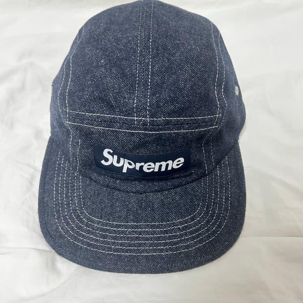 슈프림 울 캠프캡 데님 모자