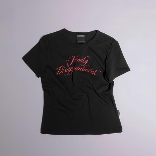 스컬프터 Family 반팔 티셔츠 블랙