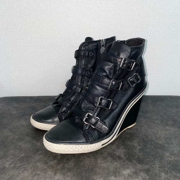 [Limited] ASH Leather Wedge Sneakers