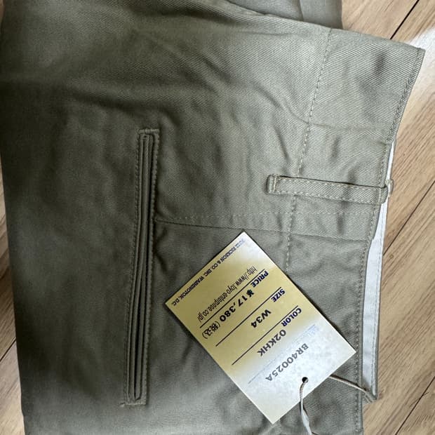 버즈릭슨 오리지널스펙치노 카키 34 새제품