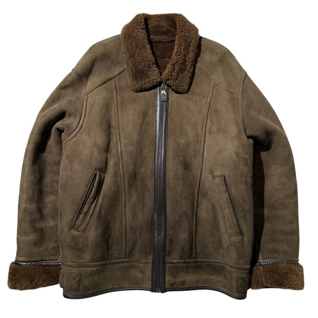 Ventura 토스카나 램스킨 시어링 무스탕 싱글 자켓