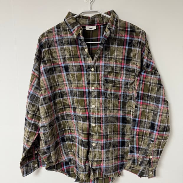 F) 브라운 워싱 셔츠