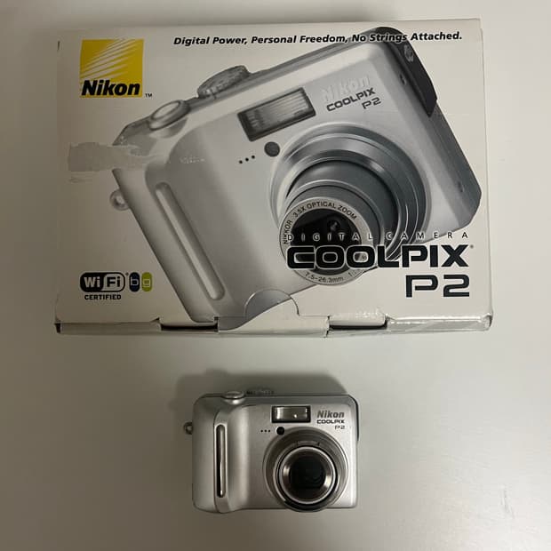 작례👌🏻누가영색감!!)Nikon Coolpix P2 (정품풀박스)