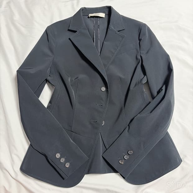 프라다 여성 블랙 블레이저 40