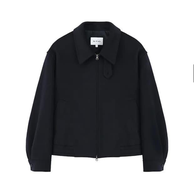 아트이프액츠 캐시미어 해링턴 블루종 m 사이즈