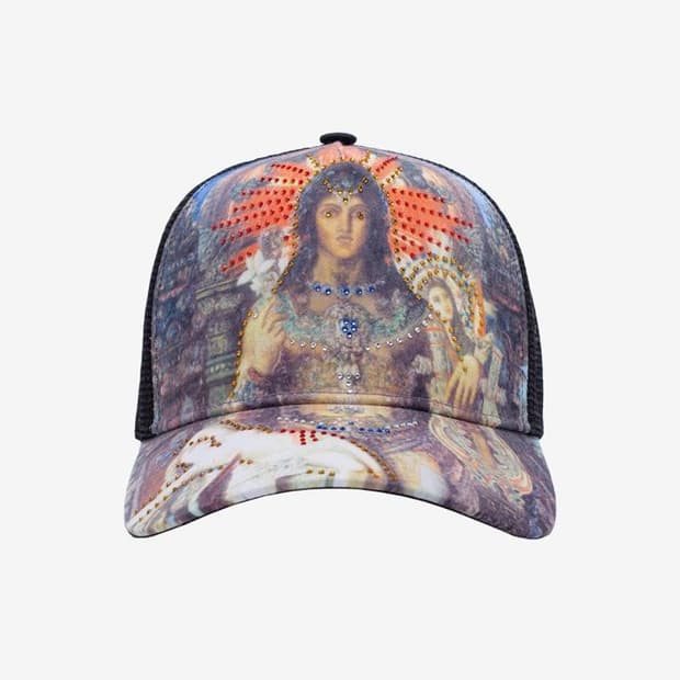 퍼킹어썸 throne rhinestone snapback