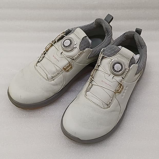 에코 바이옴 고어텍스 가죽 보아 여성 골프화 250 흰색 사랑봉봉