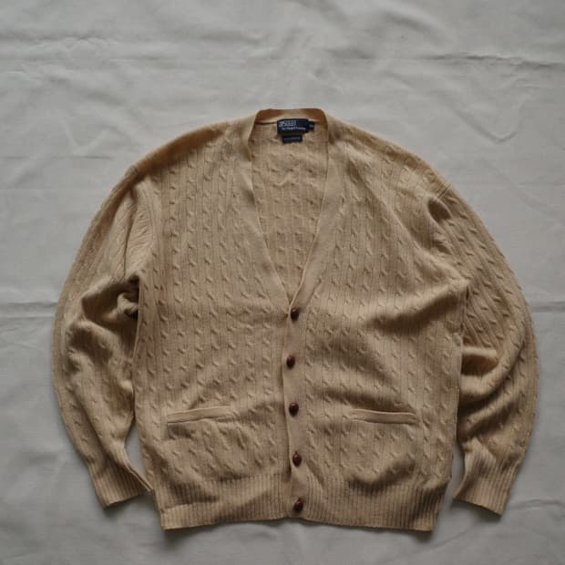폴로 케이블 가디건