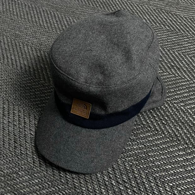 노스페이스 울 혼방 모직 이어플랩 볼캡y 4024